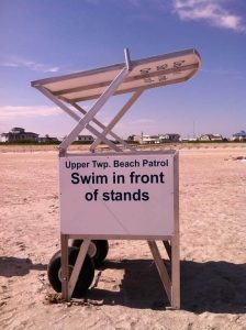 Upper Township Beach Patrol designed its own lifeguard stand