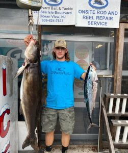 Lance and his 41-pound cobia