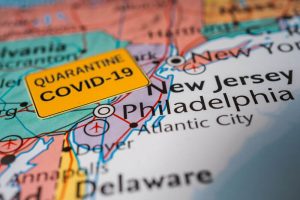 New Jersey state Coronavirus Covid-19 Quarantine