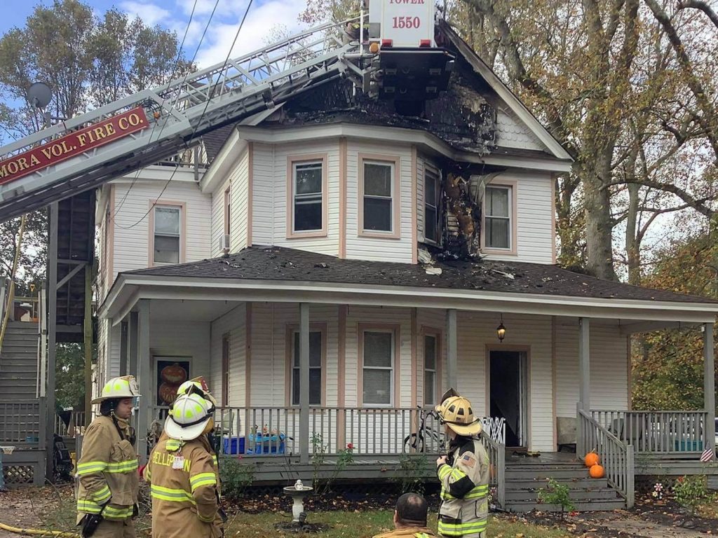 Area emergency personnel were called to an Oct. 23 house fire in Woodbine