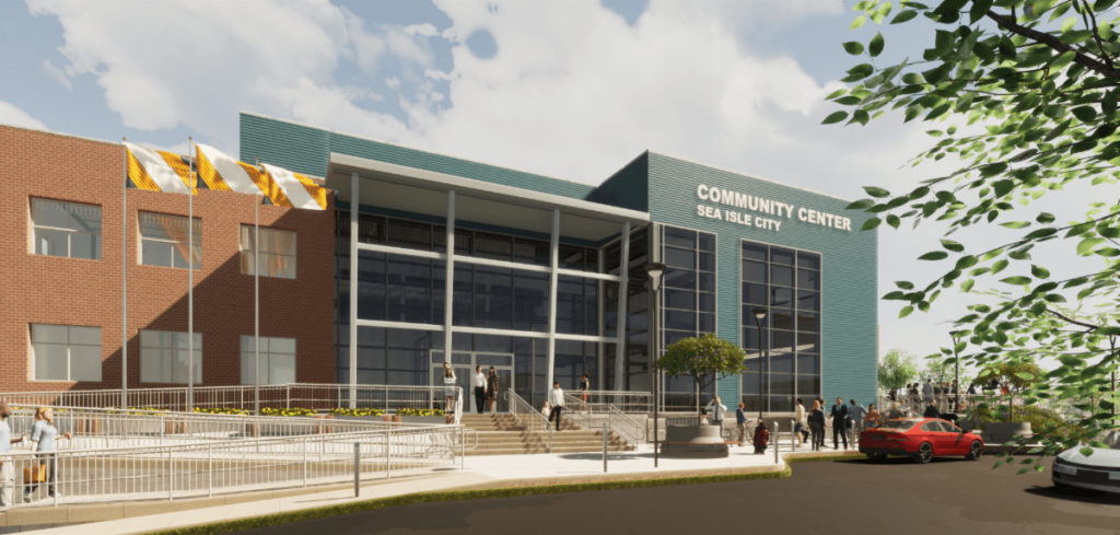 Concept plans for the new community center