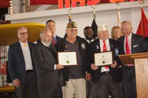 A 2021 Veteran's Day Ceremony featured appearances from (L-R) Assemblyman Erik Simonsen (R-1st)