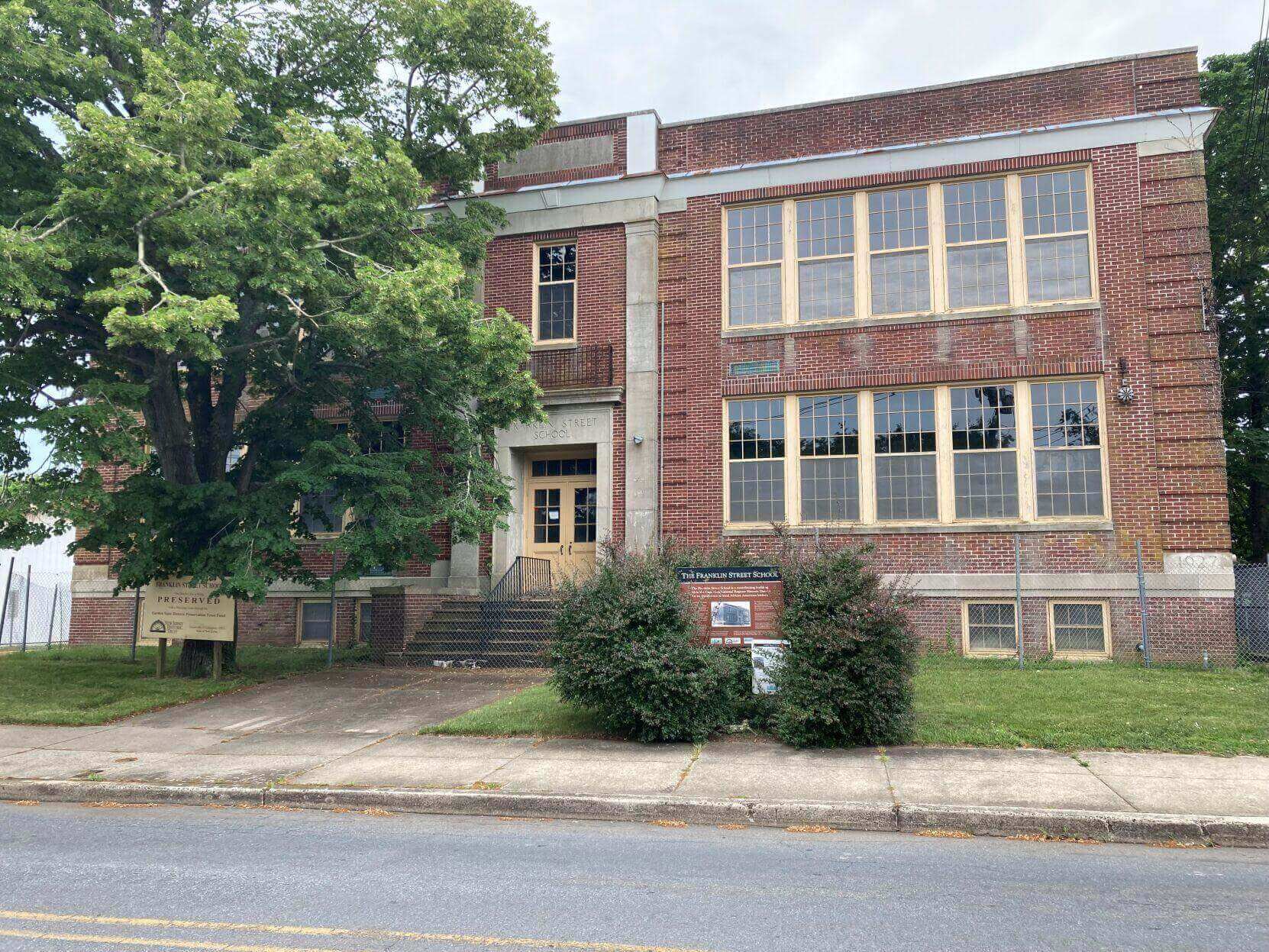 Shown is a file photo of the historic Franklin Street School