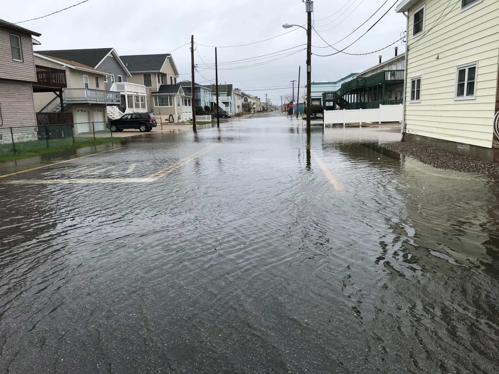 Flooding in Wildwood Crest.