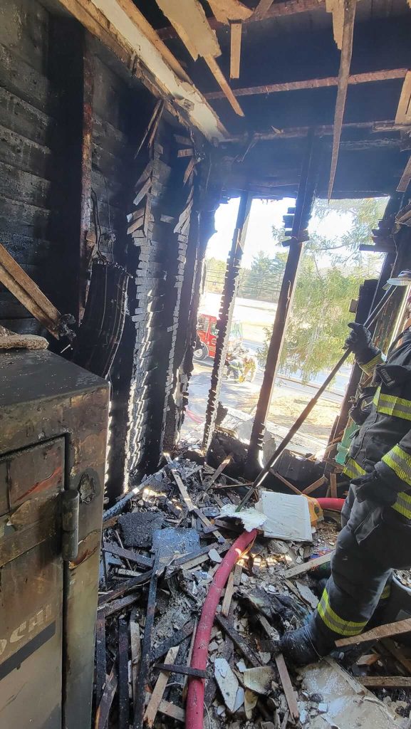 The inside of the house on Route 47