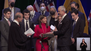 Gov. Phil Murphy takes the oath of office