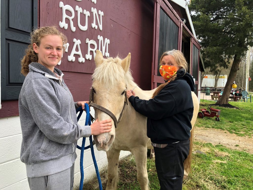 Elizabeth Schalick with Dr. Tanja