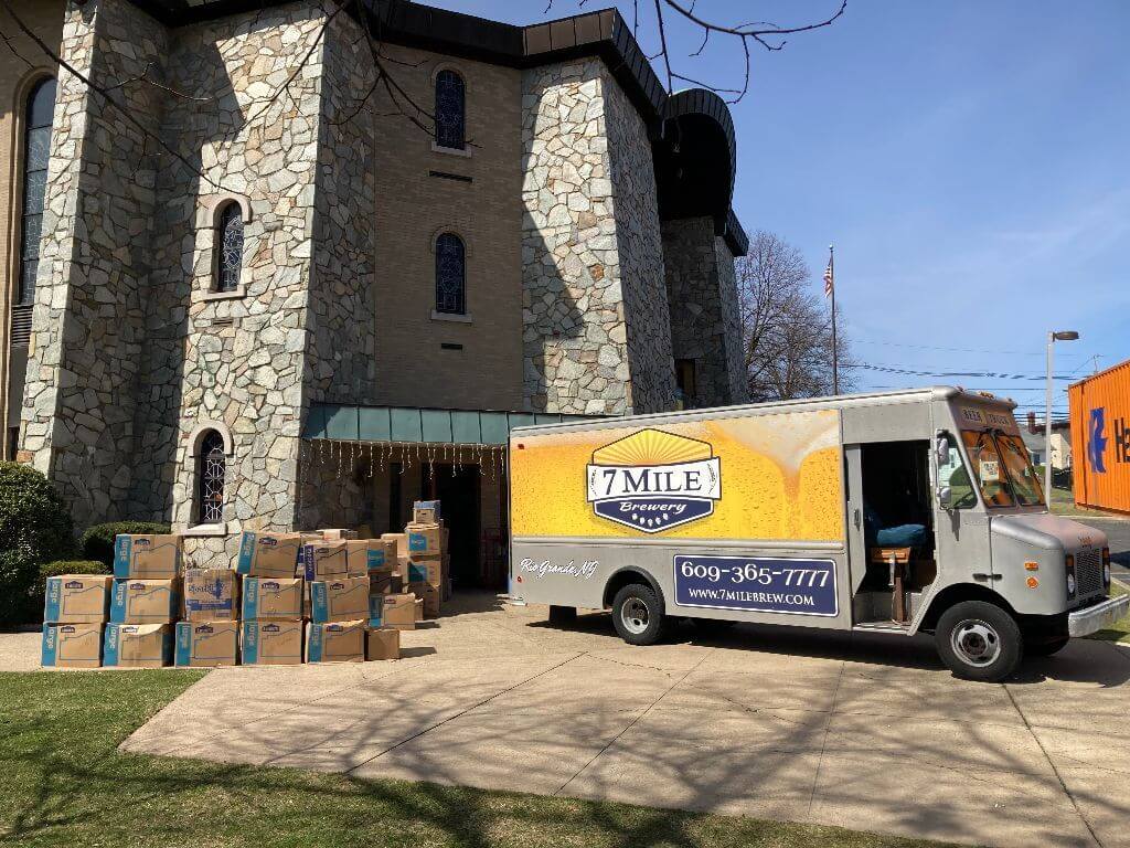 Delivery from Tabernacle United Methodist Church to the Ukranian Orthodox Church in Clifton.