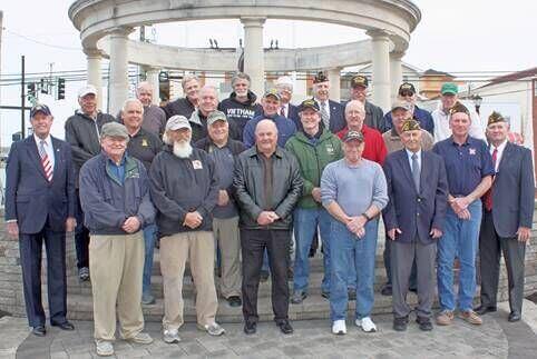 The public is invited to attend Sea Isle City’s 2022 Vietnam War Veteran’s Day Ceremony at 3:00 PM on March 29 at Veterans Park. Shown are Vietnam veterans who attended 2019’s ceremony. 