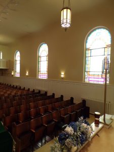 Between 50 and 60 families call Beth Judah Temple their spiritual home. 