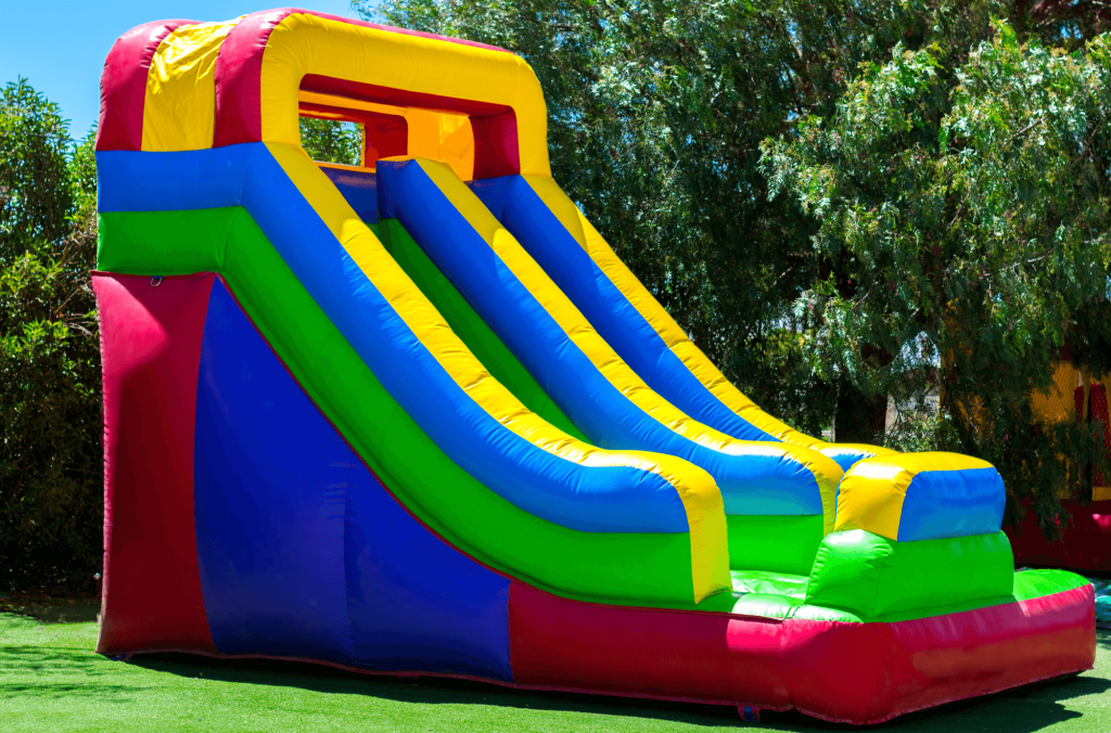 Bounce houses on public property would be banned under the proposed ordinance.