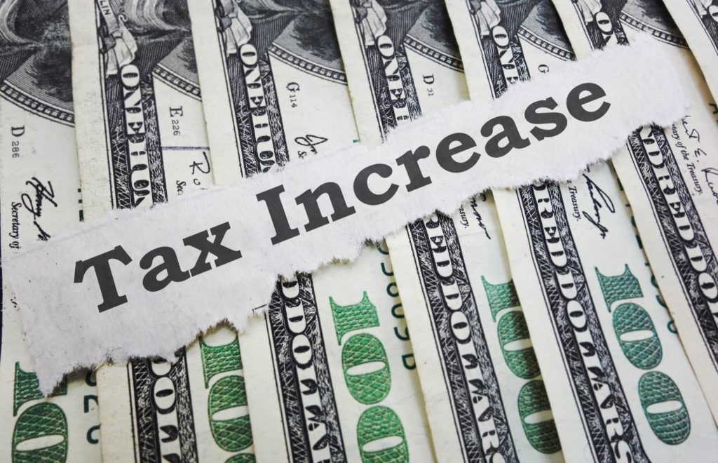 TAX INCREASE STOCK FILE IMAGE PHOTO