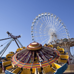 Wonderland Pier and the Ferris wheel where Sanger died.