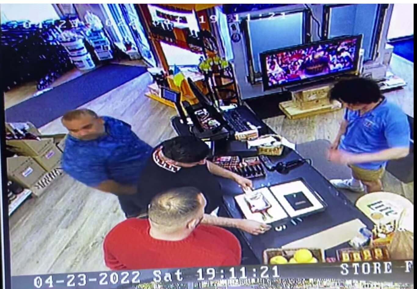 The men at the counter