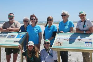 Volunteers with the Strathmere Plover Project