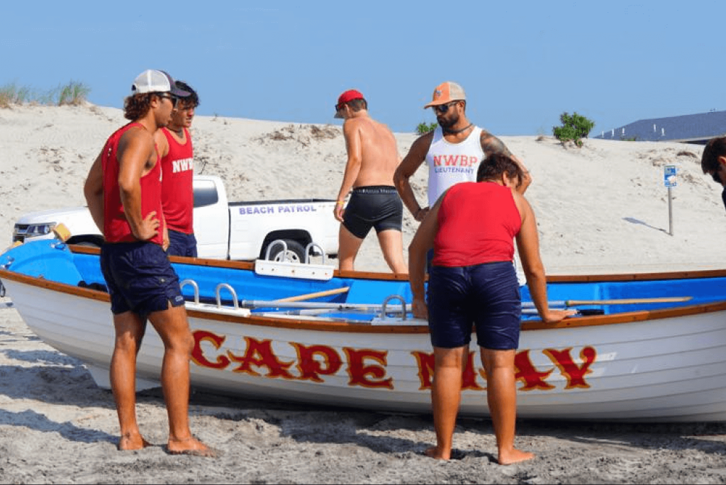 cape may lifeguards beach stock.png