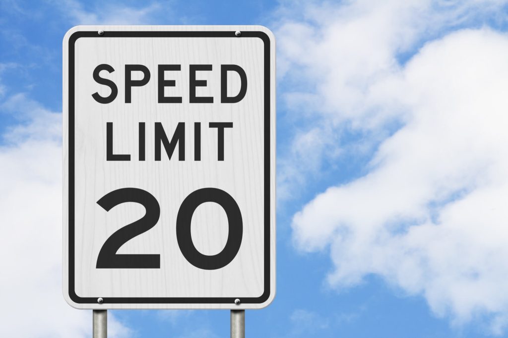 Cape May's council has reduced the speed on certain roads to 20 miles per hour.