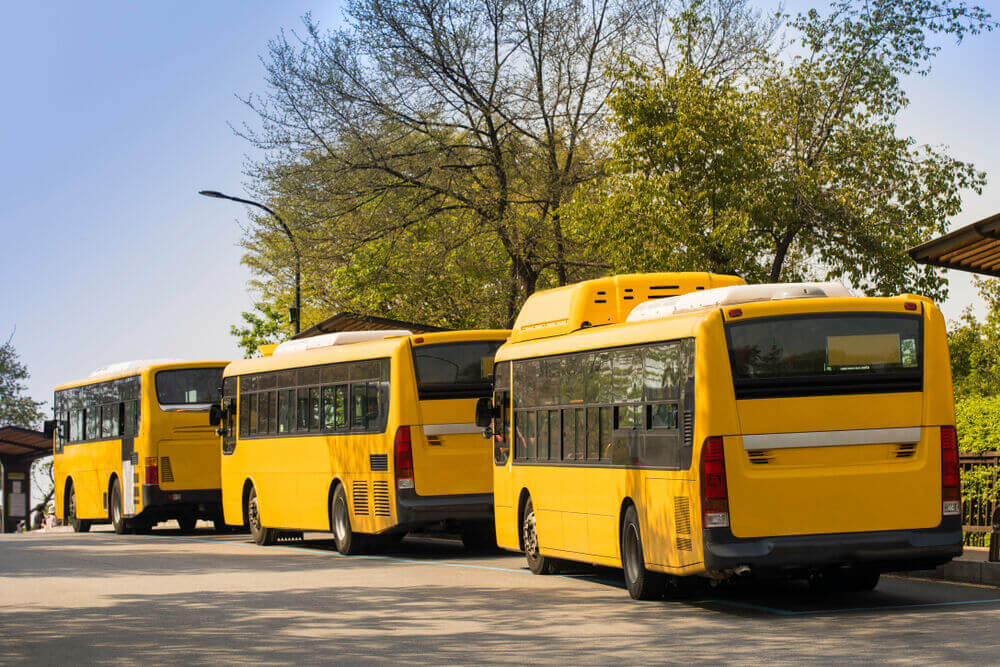 electric bus stock