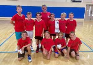 The Poppi's Pizza team won the championship game in the Wildwood Crest grades 3-5 coed summer basketball league on Thursday
