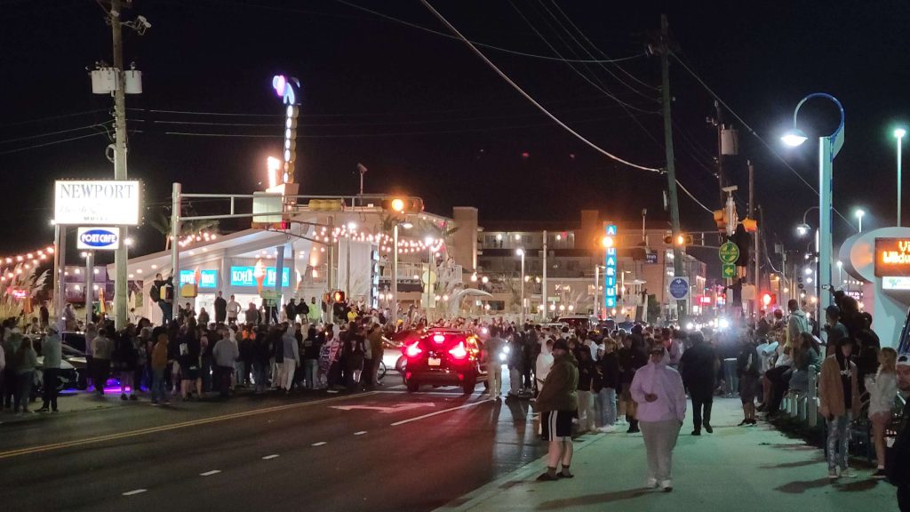 Chaos ensued in Wildwood late Sept. 25 as part of an unsanctioned car rally.