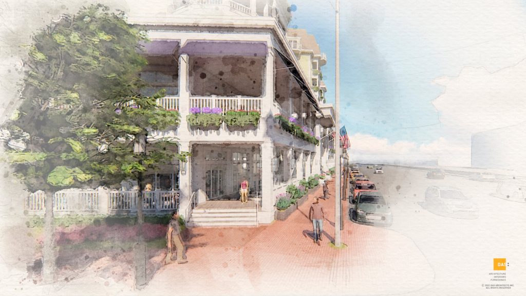A corner view of Mita's proposed hotel. The council publicly declared their opposition Sept. 6 to granting ICONA Resorts a special redevelopment zone designation to speed the process and bypass the city's planning