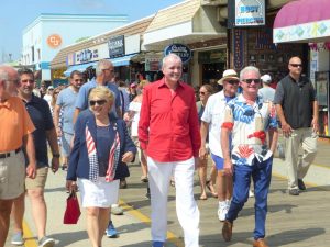 Gov. Phil Murphy tours the Wildwood Boardwalk July 4
