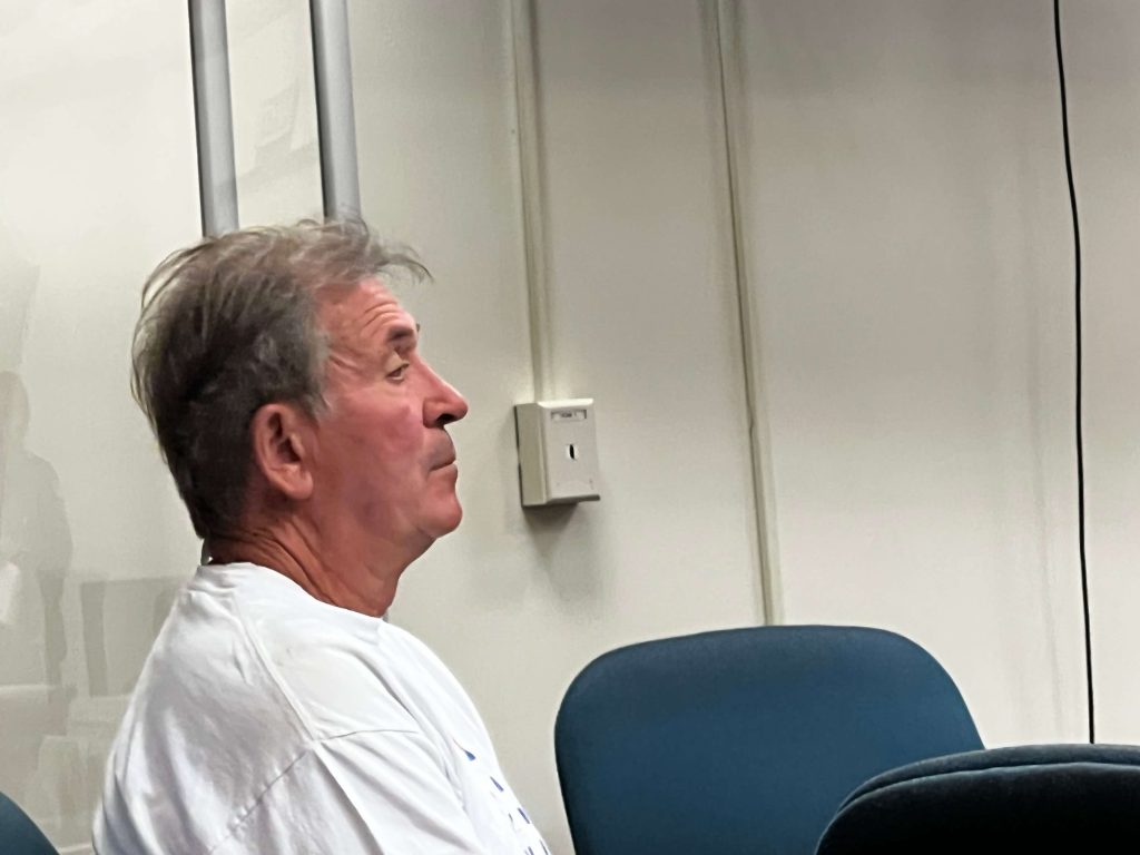 Former Wildwood Mayor Ernie Troiano Jr. in Cape May County Superior Court Oct. 28. Troiano