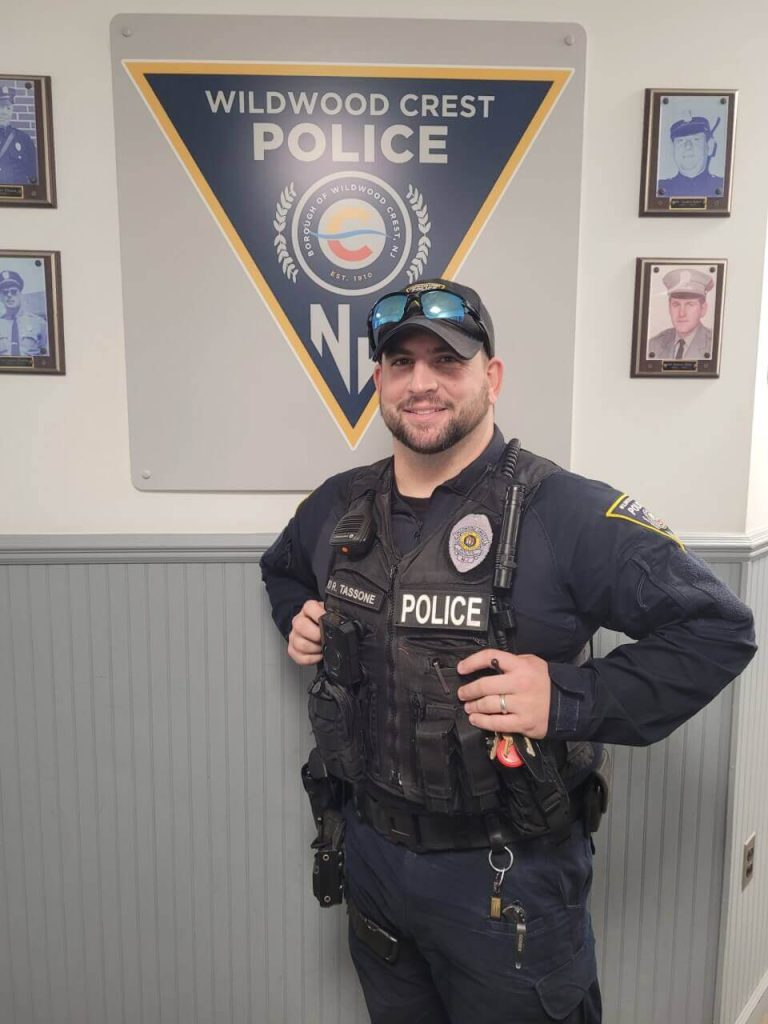 Wildwood Crest Police Officer Ryan Tassone is letting his beard grow to bring awareness to cancer. The money that would be used for shaving is donated to a local person