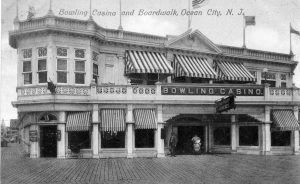 A historic photo of the Bowling Casino in Ocean City. The historic building will soon be the site of a new movie theater operated by Town Square Entertainment.