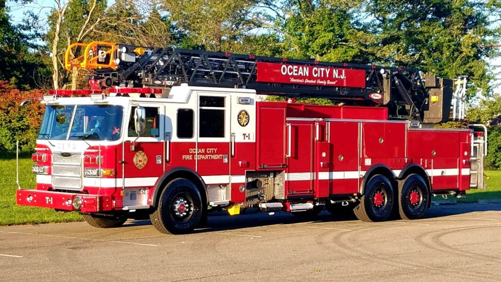 ocean city fire department fire truck