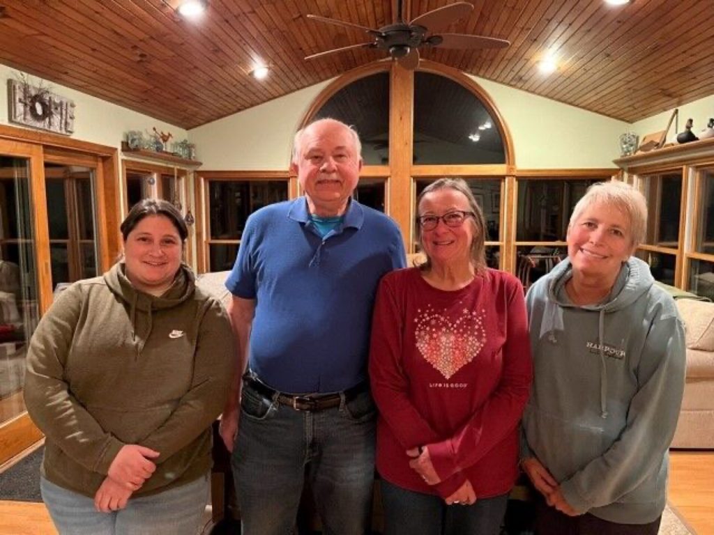 New officers of the Upper Township Democratic Club are (left to right) Jocelyn Payne (Secretary)
