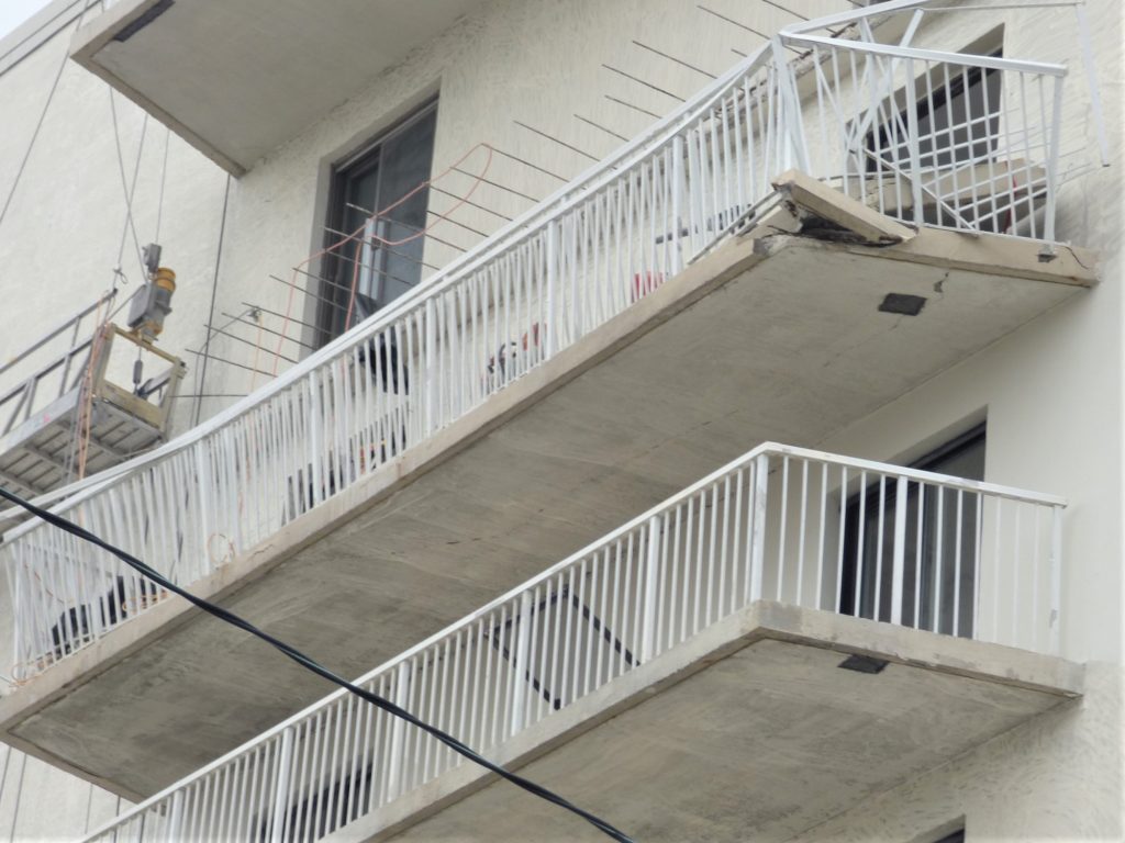 A 43-year-old Philadelphia construction worker was killed Feb. 24 when an eighth-floor balcony collapsed