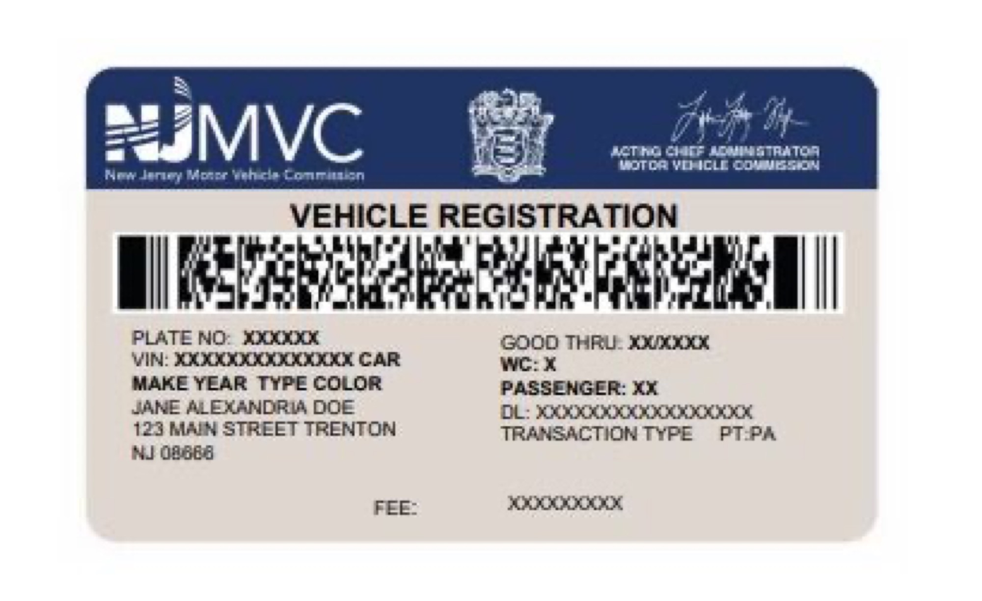 NJ Motorists Can Now Display an Electronic Form of Vehicle Registration