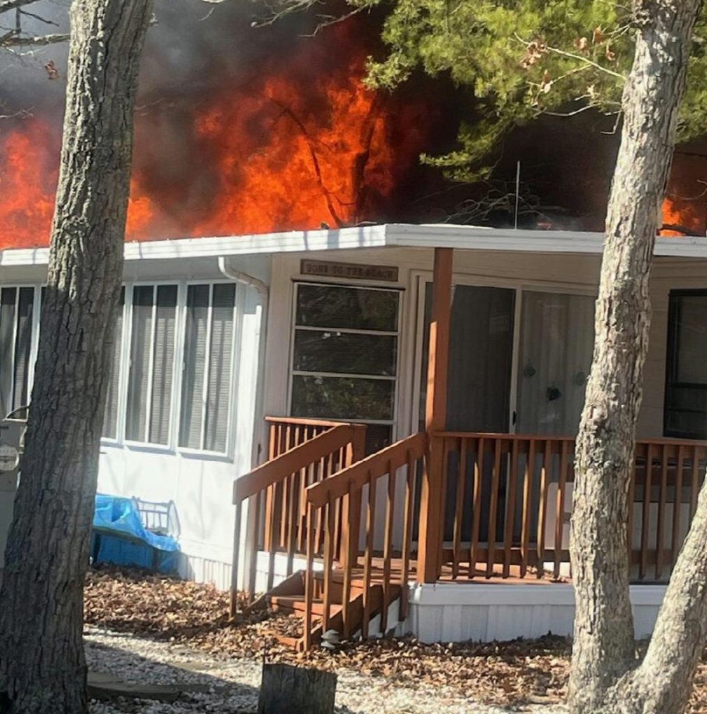 A fire at Seaville Shores Campground April 11 destroyed 12 trailers and damaged 14 others.