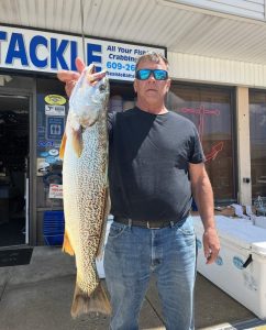 Brian H. with his 5.51-pound weakfish.