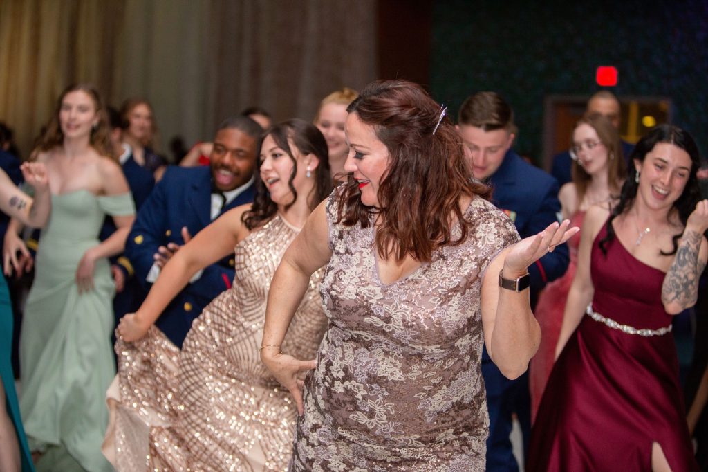 This was the first year that Coast Guard personnel did not have to wear their uniforms to the Coast Guard Ball