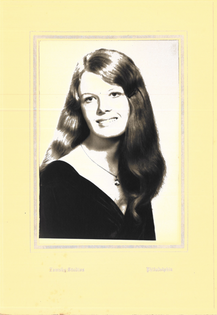 Janet Seitz’s high school graduation photo.