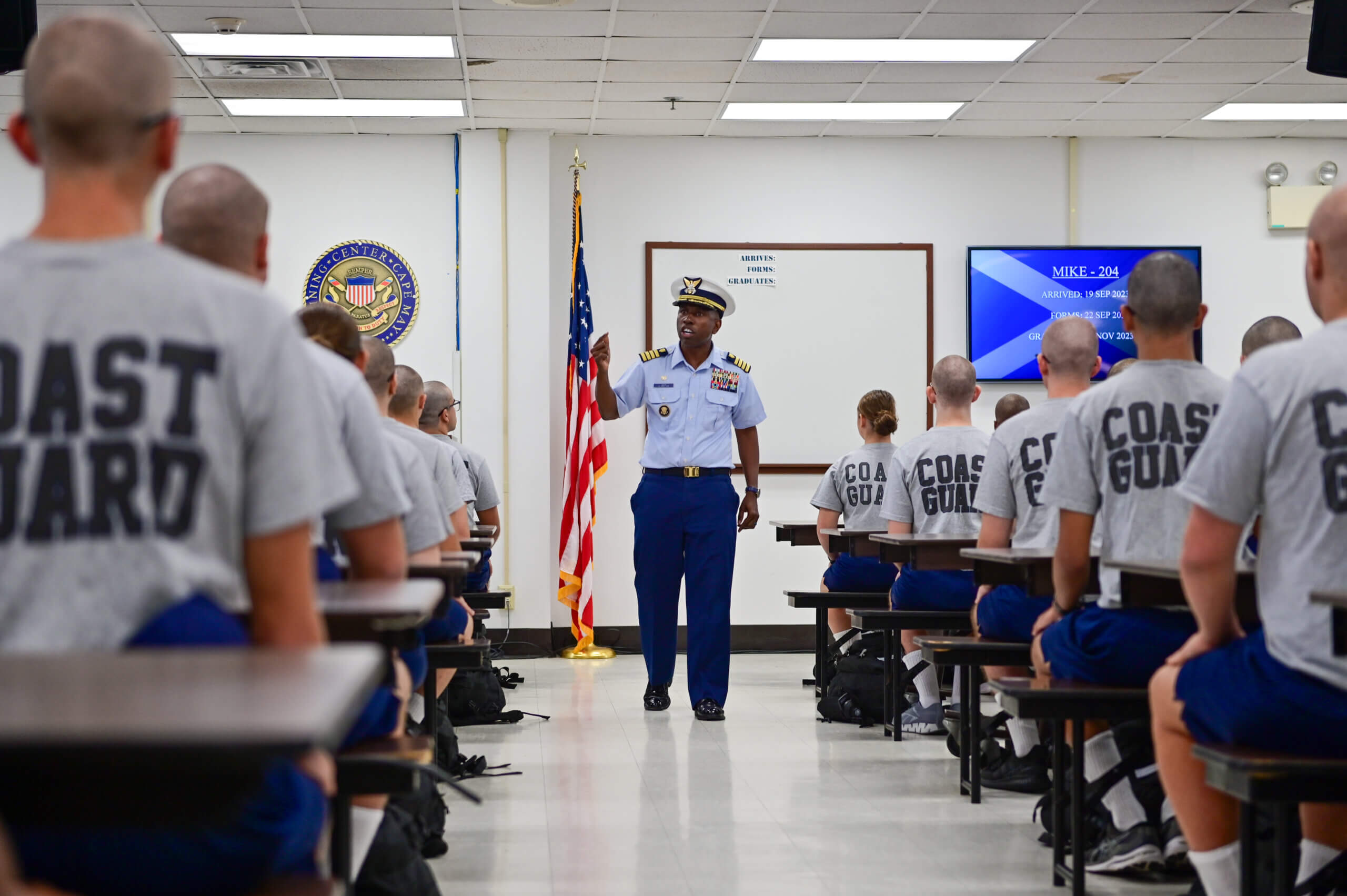 Leading by Example: Coast Guard Center's Commander Shows the Way to ...