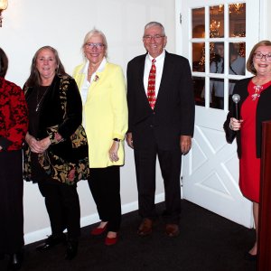 Photo caption: (left to right) Allison Kruse, Secretary, Emily Basca, 2nd Vice President, AnnMarie Papa, RN, 1st Vice President, Daniel Borawski, President and Anne Hassel, Immediate Past President