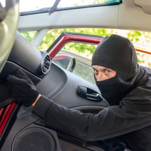 Car Theft Stock Image
